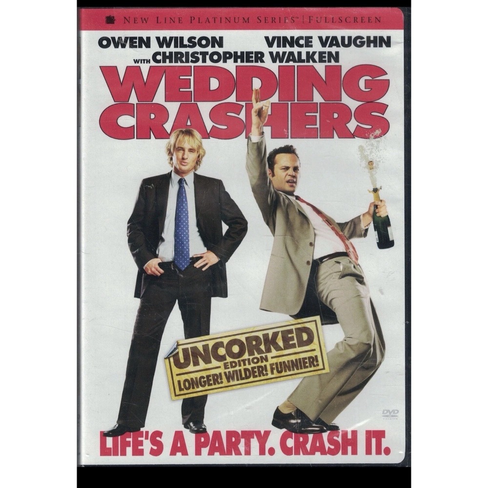 Wedding Crashers - Uncorked Unrated Version Very Good Condition‎